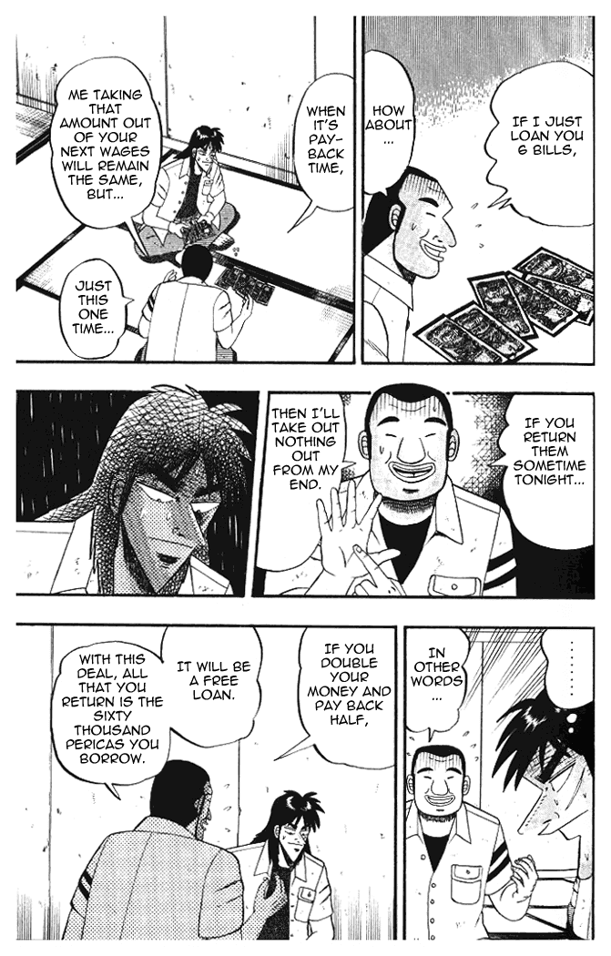 Gambling Heathen Kaiji - Kaiji Part 2 Chapter 9 page 6 - Chapter 9: Conceit