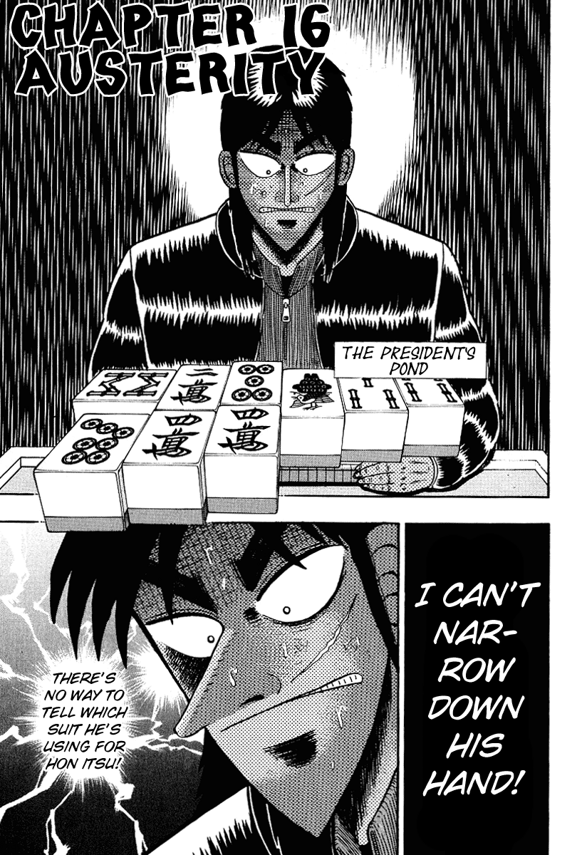 Gambling Outcast Kaiji - Kaiji Part 3 Chapter 16 page 1 - Chapter 16: Austerity