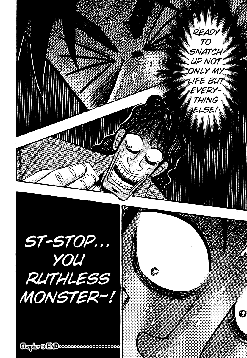 Gambling Outcast Kaiji - Kaiji Part 3 Chapter 18 page 18 - Chapter 18: Crisis