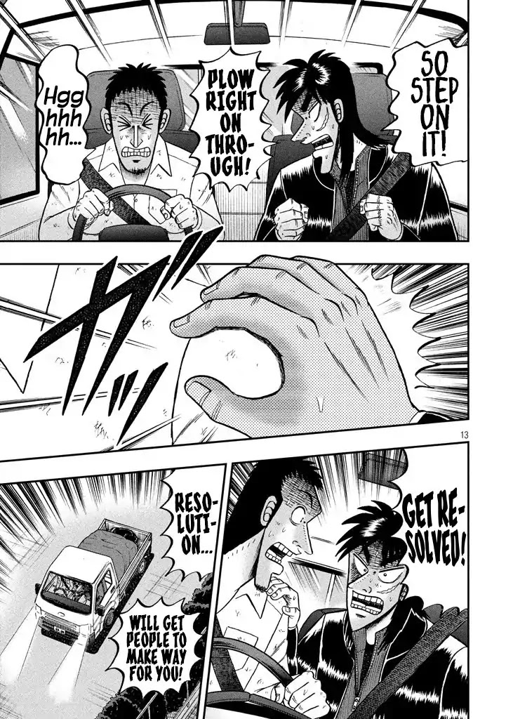 Gambling Outcast Kaiji: The 2.4 Billion Escape Arc - Kaiji Part 6 Chapter 258 page 11 - Chapter 258: Blockade