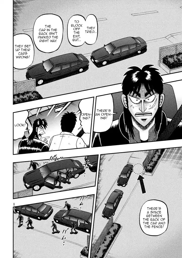 Gambling Outcast Kaiji: The 2.4 Billion Escape Arc - Kaiji Part 6 Chapter 258 page 7 - Chapter 258: Blockade