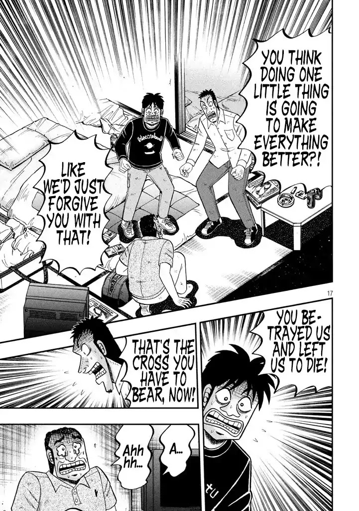 Gambling Outcast Kaiji: The 2.4 Billion Escape Arc - Kaiji Part 6 Chapter 260 page 15 - Chapter 260: Evacuate