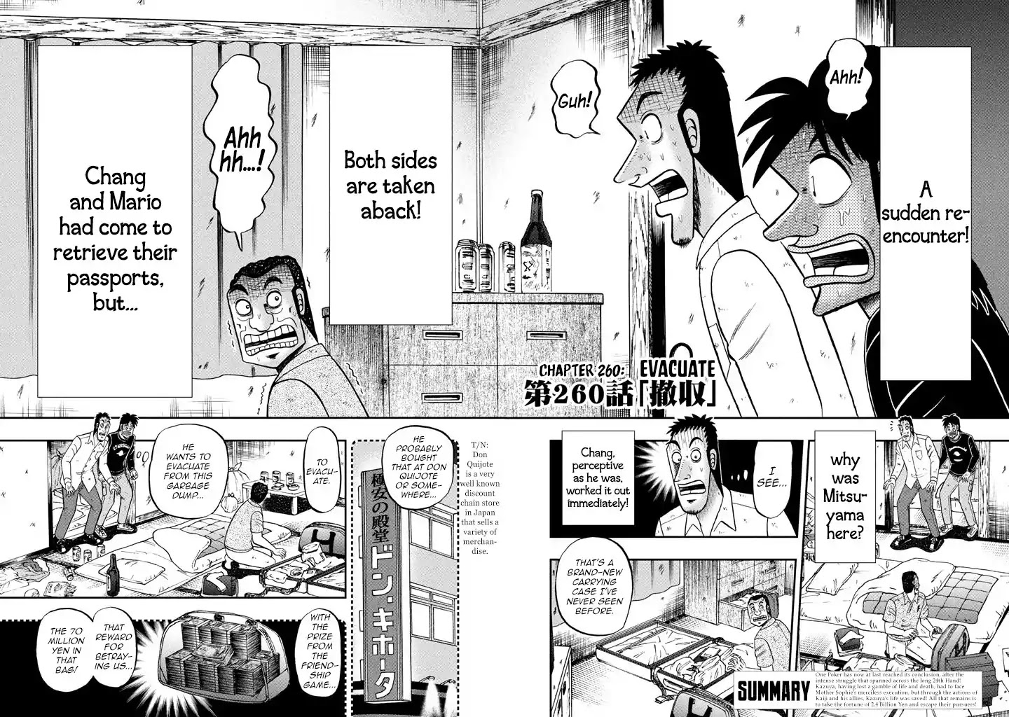 Gambling Outcast Kaiji: The 2.4 Billion Escape Arc - Kaiji Part 6 Chapter 260 page 2 - Chapter 260: Evacuate