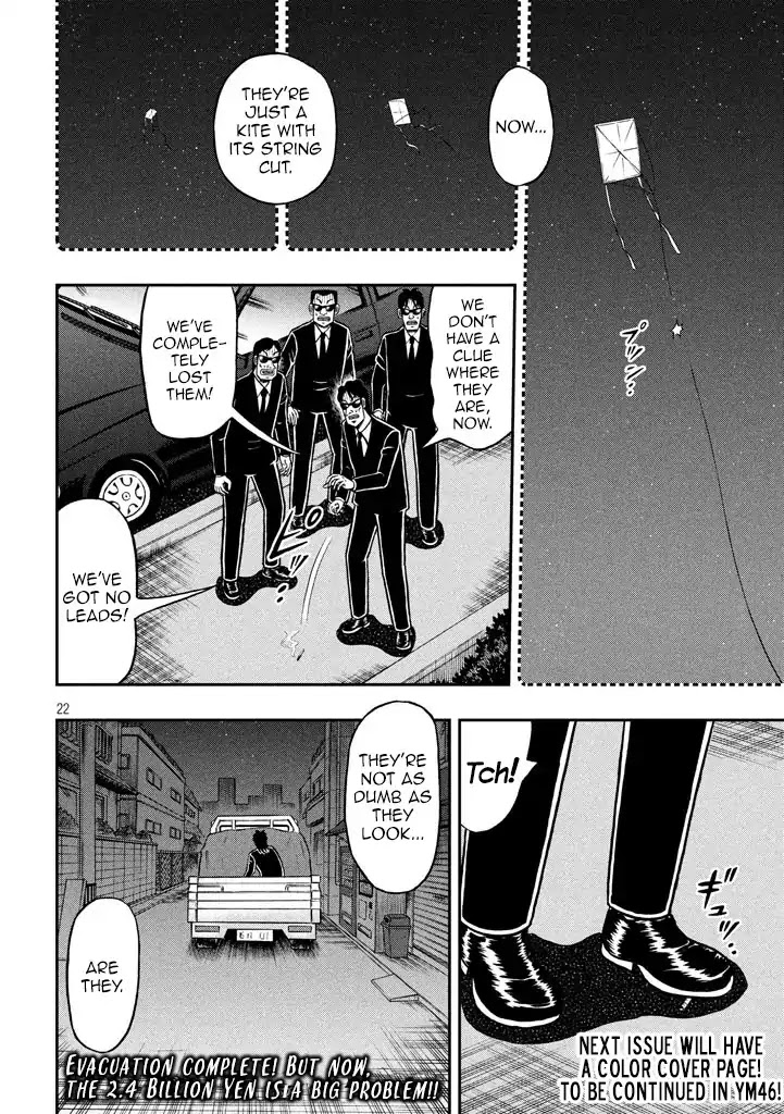 Gambling Outcast Kaiji: The 2.4 Billion Escape Arc - Kaiji Part 6 Chapter 260 page 20 - Chapter 260: Evacuate