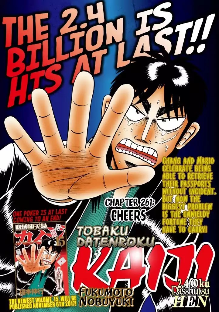 Gambling Outcast Kaiji: The 2.4 Billion Escape Arc - Kaiji Part 6 Chapter 261 page 1 - Chapter 261: Cheers