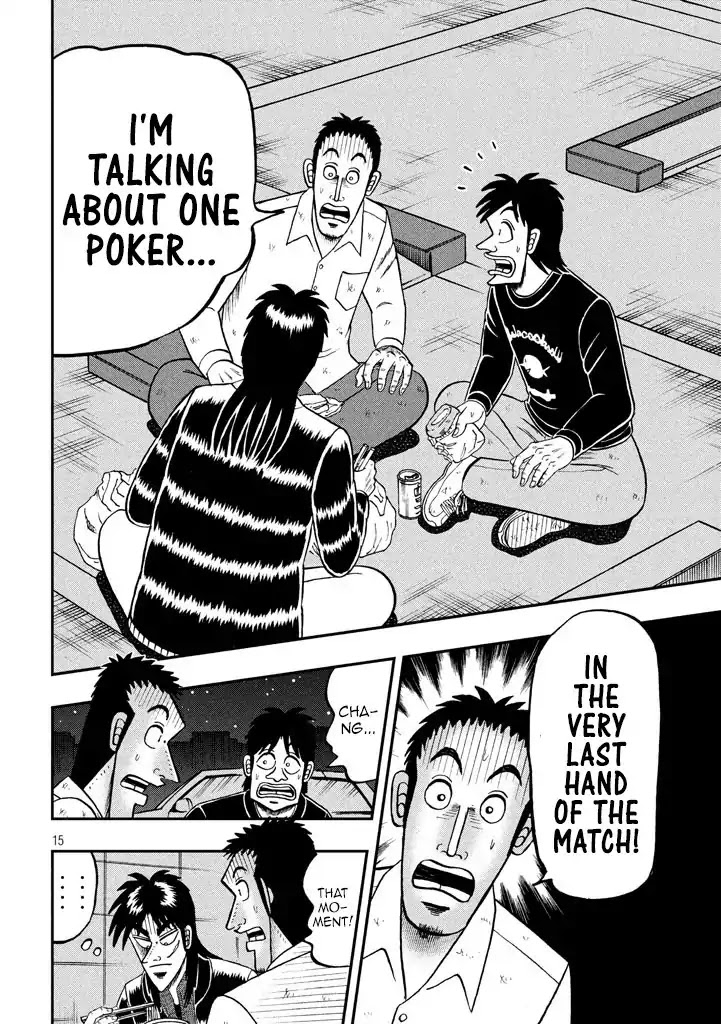 Gambling Outcast Kaiji: The 2.4 Billion Escape Arc - Kaiji Part 6 Chapter 261 page 15 - Chapter 261: Cheers
