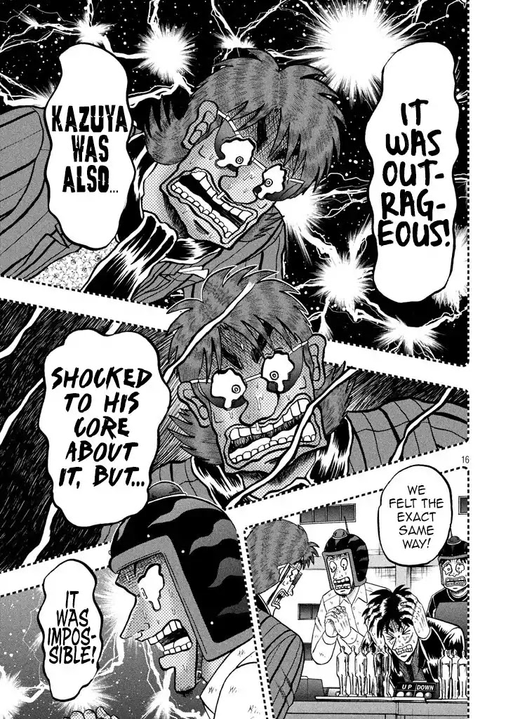 Gambling Outcast Kaiji: The 2.4 Billion Escape Arc - Kaiji Part 6 Chapter 261 page 16 - Chapter 261: Cheers