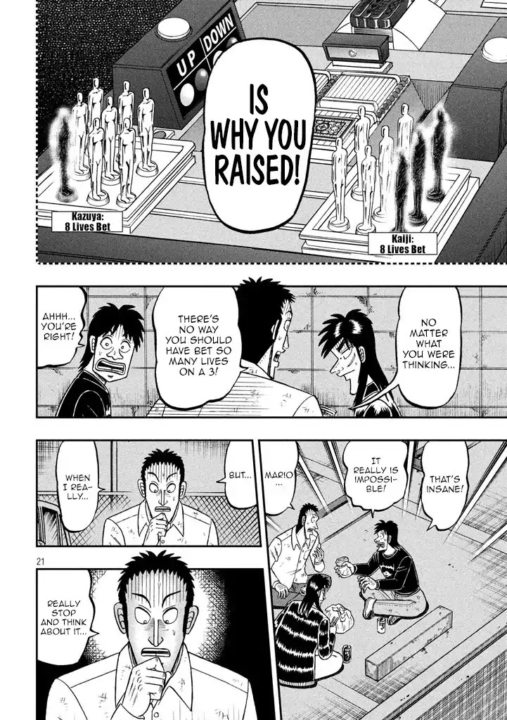 Gambling Outcast Kaiji: The 2.4 Billion Escape Arc - Kaiji Part 6 Chapter 261 page 19 - Chapter 261: Cheers