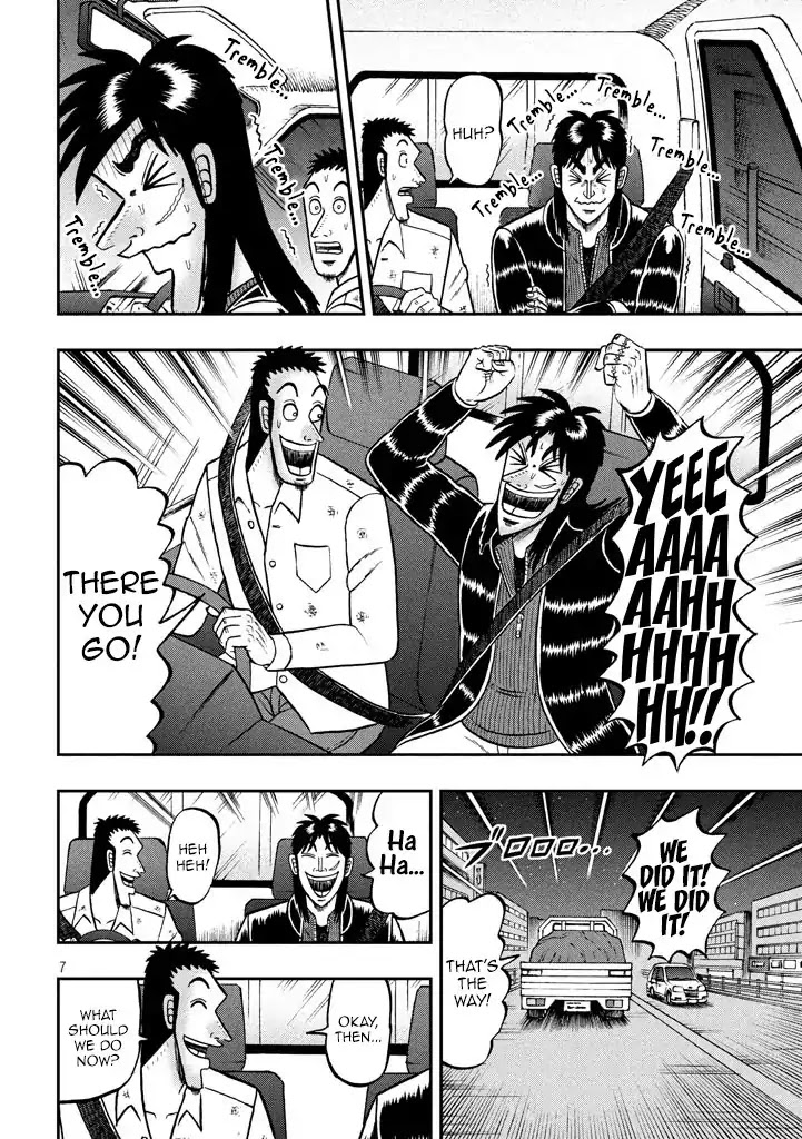 Gambling Outcast Kaiji: The 2.4 Billion Escape Arc - Kaiji Part 6 Chapter 261 page 7 - Chapter 261: Cheers