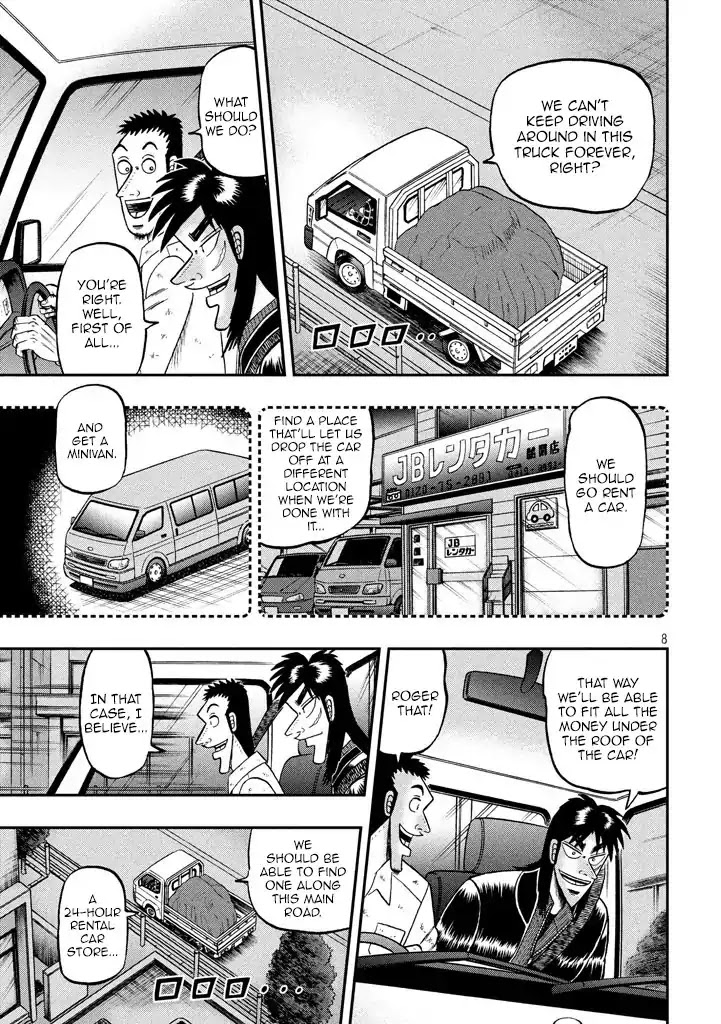 Gambling Outcast Kaiji: The 2.4 Billion Escape Arc - Kaiji Part 6 Chapter 261 page 8 - Chapter 261: Cheers