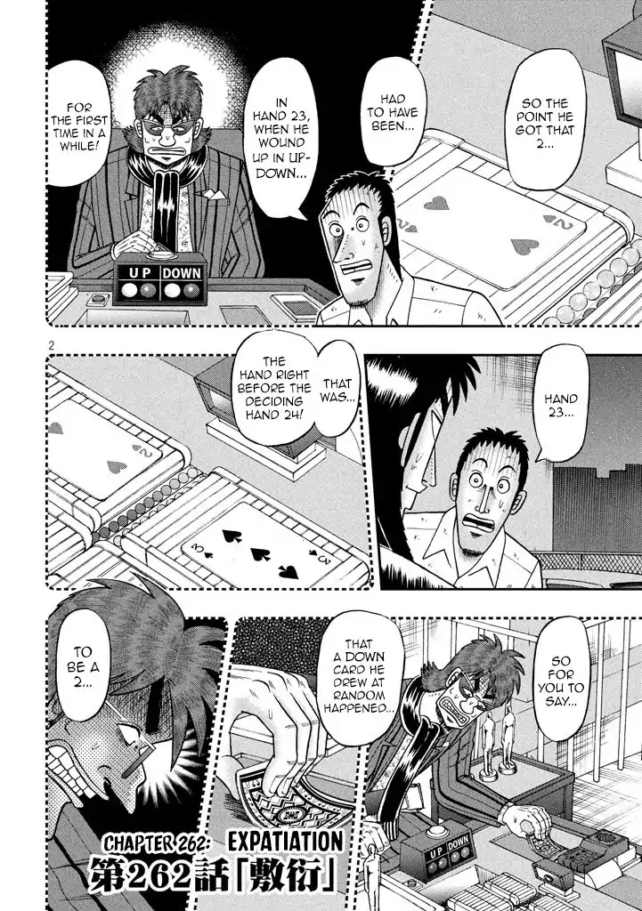 Gambling Outcast Kaiji: The 2.4 Billion Escape Arc - Kaiji Part 6 Chapter 262 page 2 - Chapter 262: Expatiation