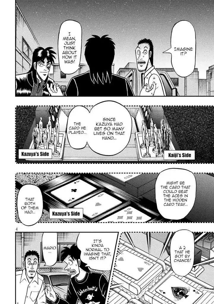 Gambling Outcast Kaiji: The 2.4 Billion Escape Arc - Kaiji Part 6 Chapter 262 page 4 - Chapter 262: Expatiation