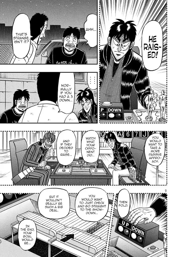 Gambling Outcast Kaiji: The 2.4 Billion Escape Arc - Kaiji Part 6 Chapter 262 page 9 - Chapter 262: Expatiation