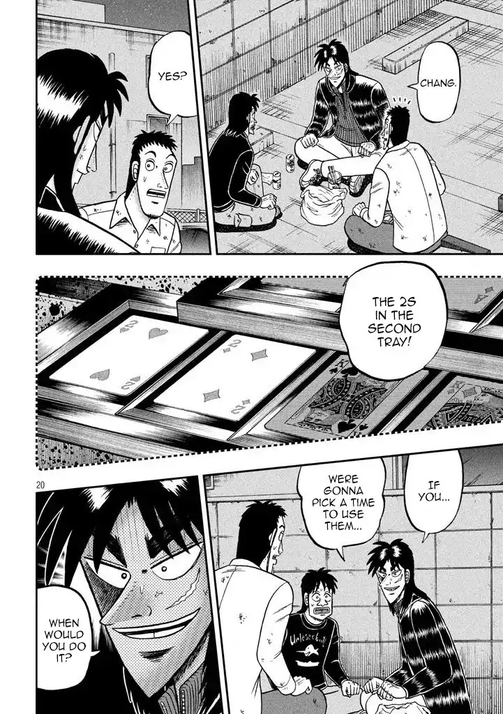 Gambling Outcast Kaiji: The 2.4 Billion Escape Arc - Kaiji Part 6 Chapter 263 page 19 - Chapter 263: Blessing