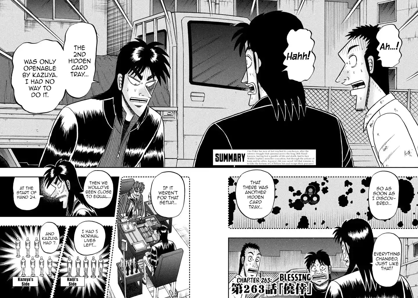 Gambling Outcast Kaiji: The 2.4 Billion Escape Arc - Kaiji Part 6 Chapter 263 page 2 - Chapter 263: Blessing