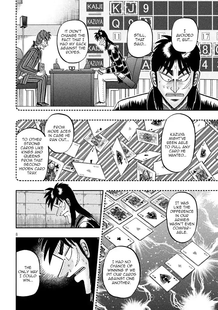 Gambling Outcast Kaiji: The 2.4 Billion Escape Arc - Kaiji Part 6 Chapter 263 page 7 - Chapter 263: Blessing