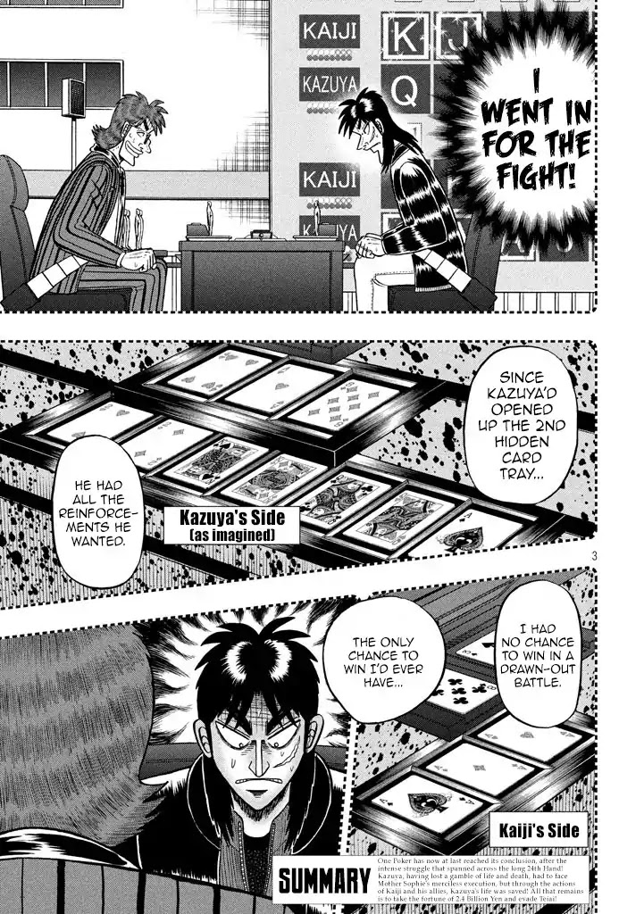 Gambling Outcast Kaiji: The 2.4 Billion Escape Arc - Kaiji Part 6 Chapter 264 page 3 - Chapter 264: Chance To Win