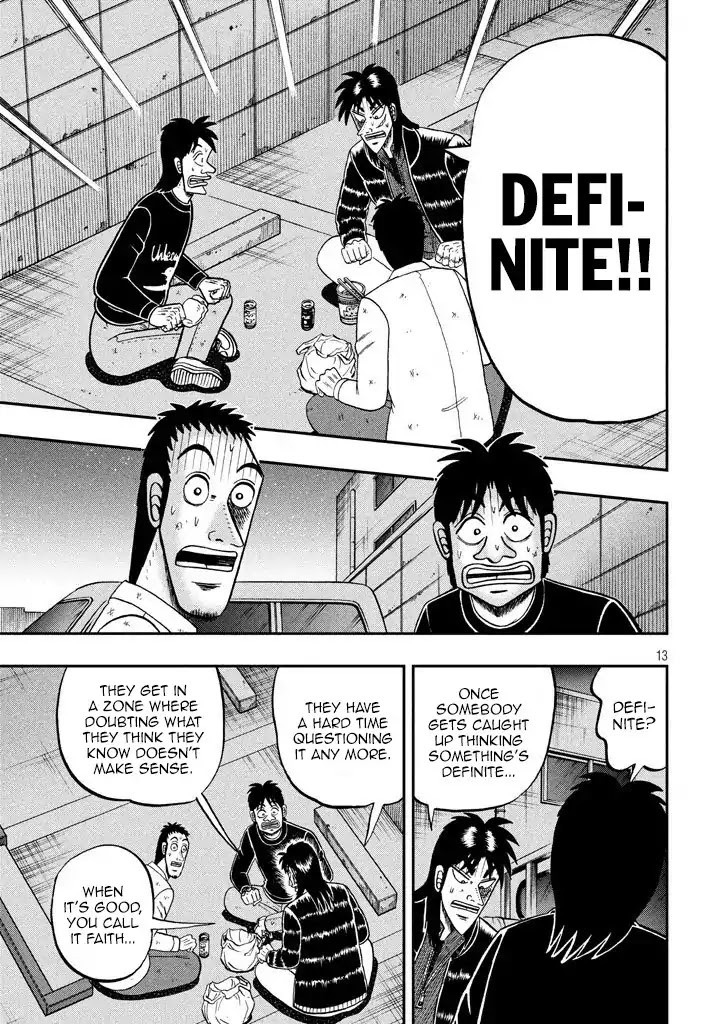 Gambling Outcast Kaiji: The 2.4 Billion Escape Arc - Kaiji Part 6 Chapter 265 page 13 - Chapter 265: Definite