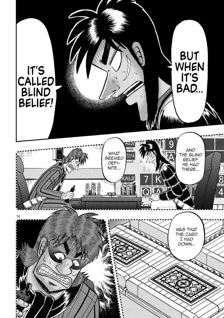 Gambling Outcast Kaiji: The 2.4 Billion Escape Arc - Kaiji Part 6 Chapter 265 page 14 - Chapter 265: Definite