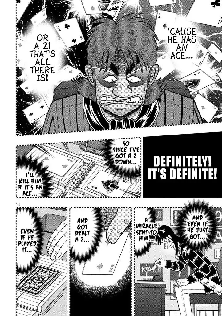 Gambling Outcast Kaiji: The 2.4 Billion Escape Arc - Kaiji Part 6 Chapter 265 page 16 - Chapter 265: Definite