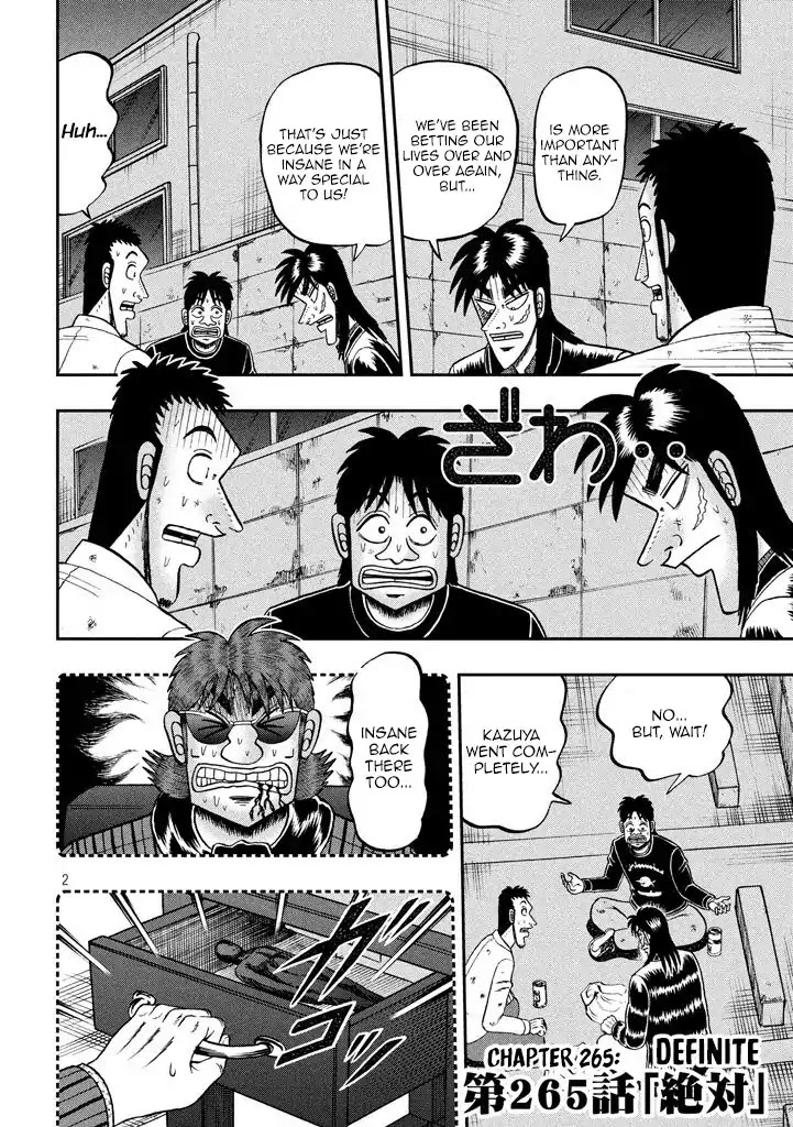 Gambling Outcast Kaiji: The 2.4 Billion Escape Arc - Kaiji Part 6 Chapter 265 page 2 - Chapter 265: Definite