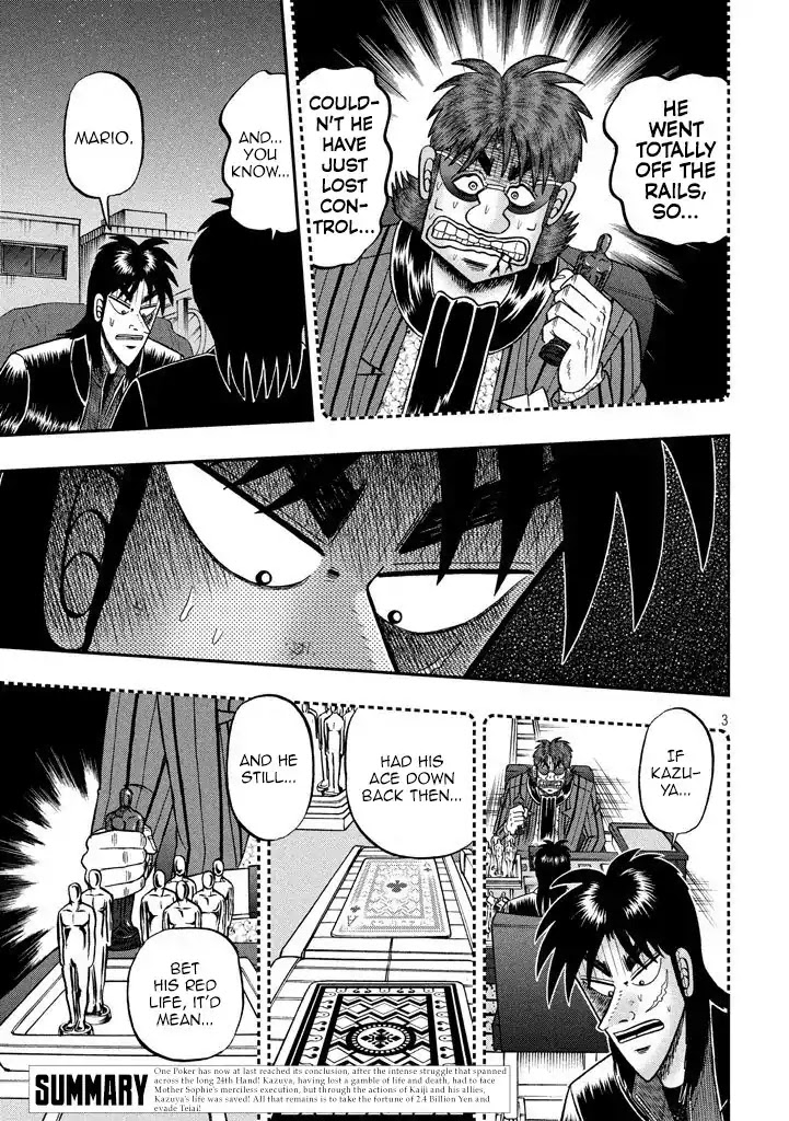 Gambling Outcast Kaiji: The 2.4 Billion Escape Arc - Kaiji Part 6 Chapter 265 page 3 - Chapter 265: Definite