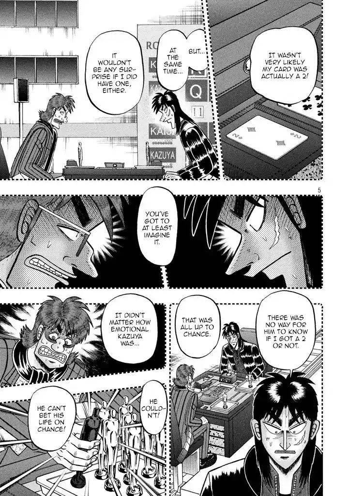 Gambling Outcast Kaiji: The 2.4 Billion Escape Arc - Kaiji Part 6 Chapter 265 page 5 - Chapter 265: Definite