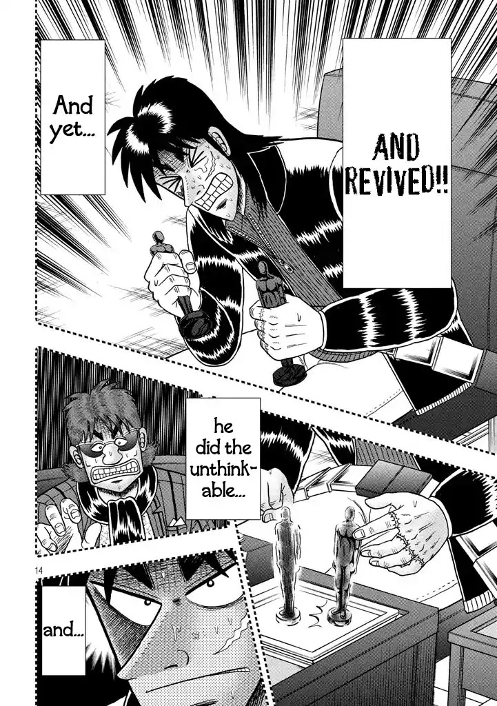 Gambling Outcast Kaiji: The 2.4 Billion Escape Arc - Kaiji Part 6 Chapter 266 page 14 - Chapter 266: Hajun