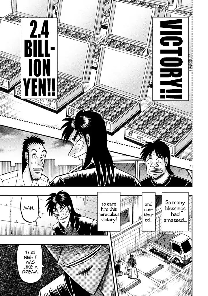 Gambling Outcast Kaiji: The 2.4 Billion Escape Arc - Kaiji Part 6 Chapter 266 page 21 - Chapter 266: Hajun