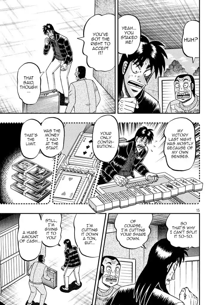 Gambling Outcast Kaiji: The 2.4 Billion Escape Arc - Kaiji Part 6 Chapter 268 page 15 - Chapter 268: Foam