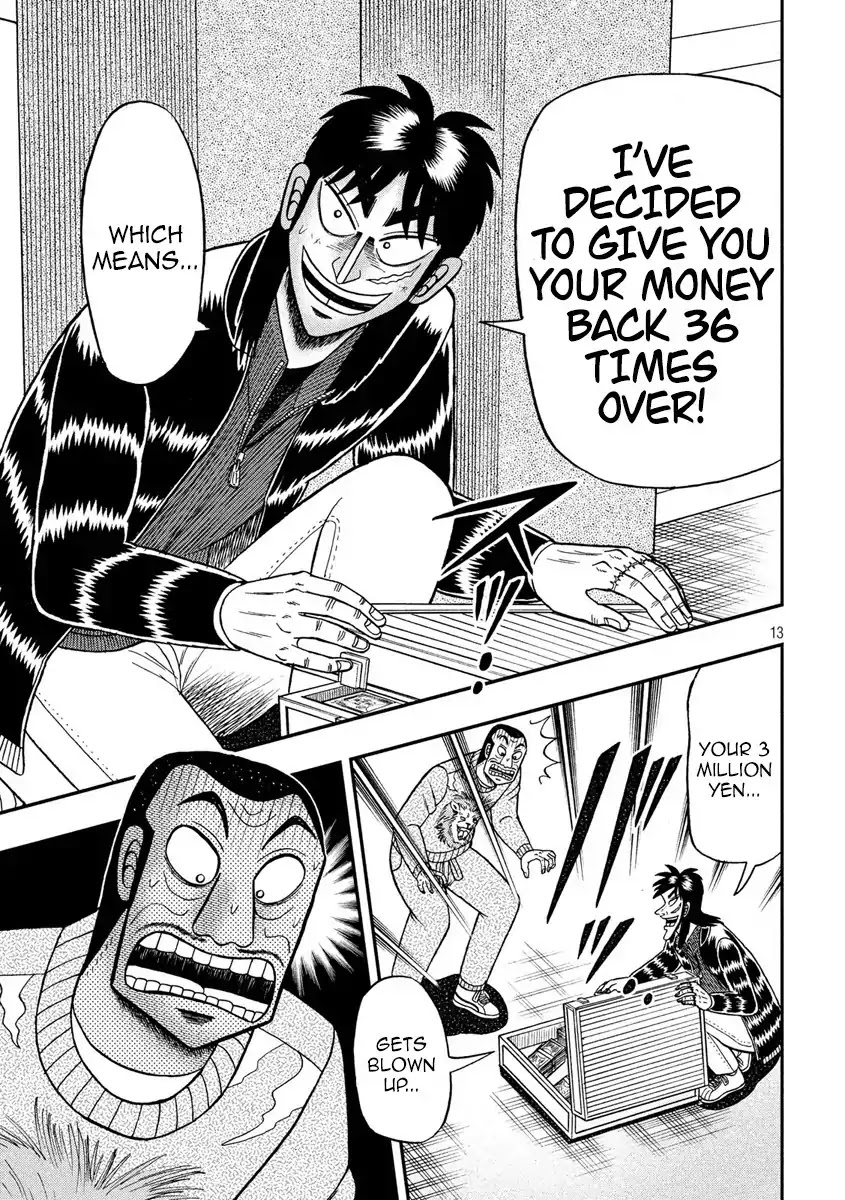 Gambling Outcast Kaiji: The 2.4 Billion Escape Arc - Kaiji Part 6 Chapter 269 page 13 - Chapter 269: Middle of the Road