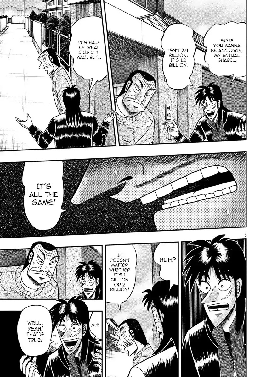 Gambling Outcast Kaiji: The 2.4 Billion Escape Arc - Kaiji Part 6 Chapter 269 page 5 - Chapter 269: Middle of the Road
