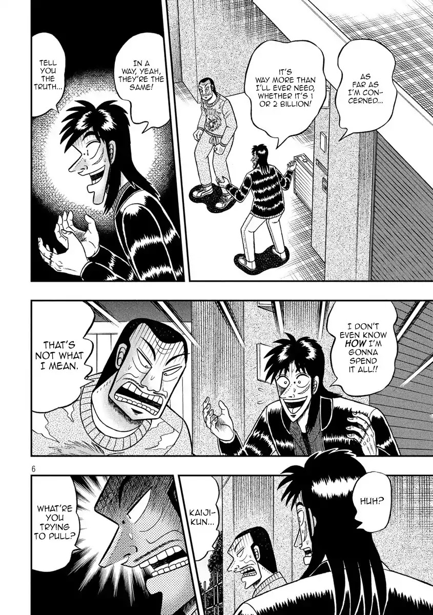 Gambling Outcast Kaiji: The 2.4 Billion Escape Arc - Kaiji Part 6 Chapter 269 page 6 - Chapter 269: Middle of the Road