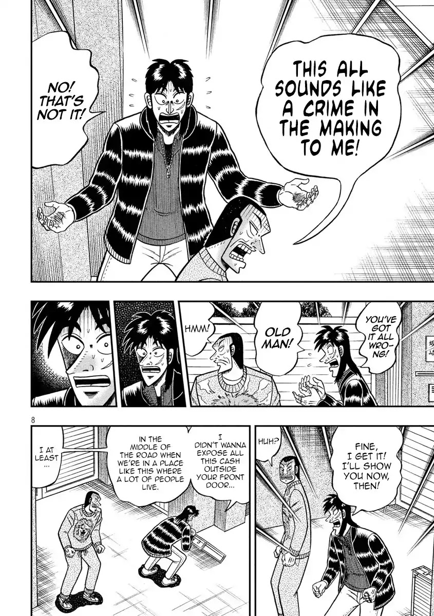 Gambling Outcast Kaiji: The 2.4 Billion Escape Arc - Kaiji Part 6 Chapter 269 page 8 - Chapter 269: Middle of the Road