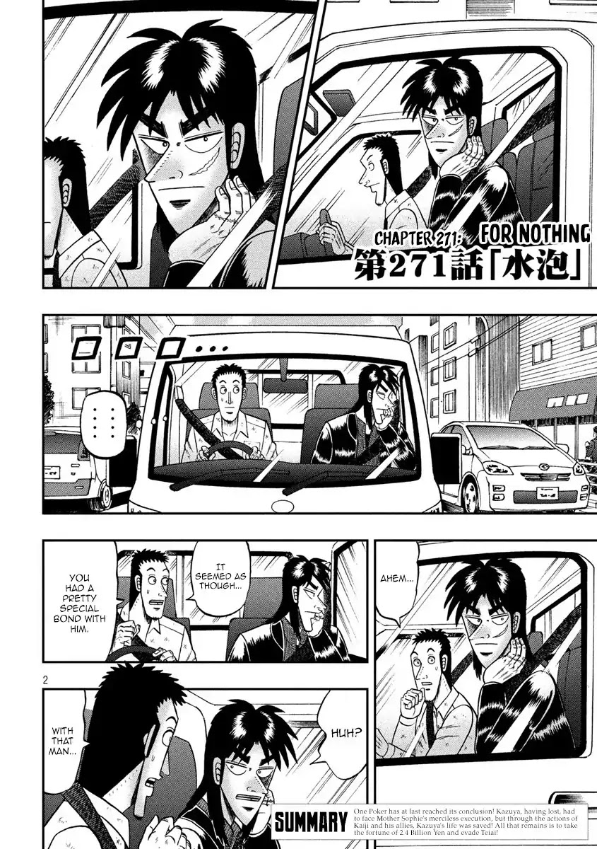 Gambling Outcast Kaiji: The 2.4 Billion Escape Arc - Kaiji Part 6 Chapter 271 page 2 - Chapter 271: For Nothing