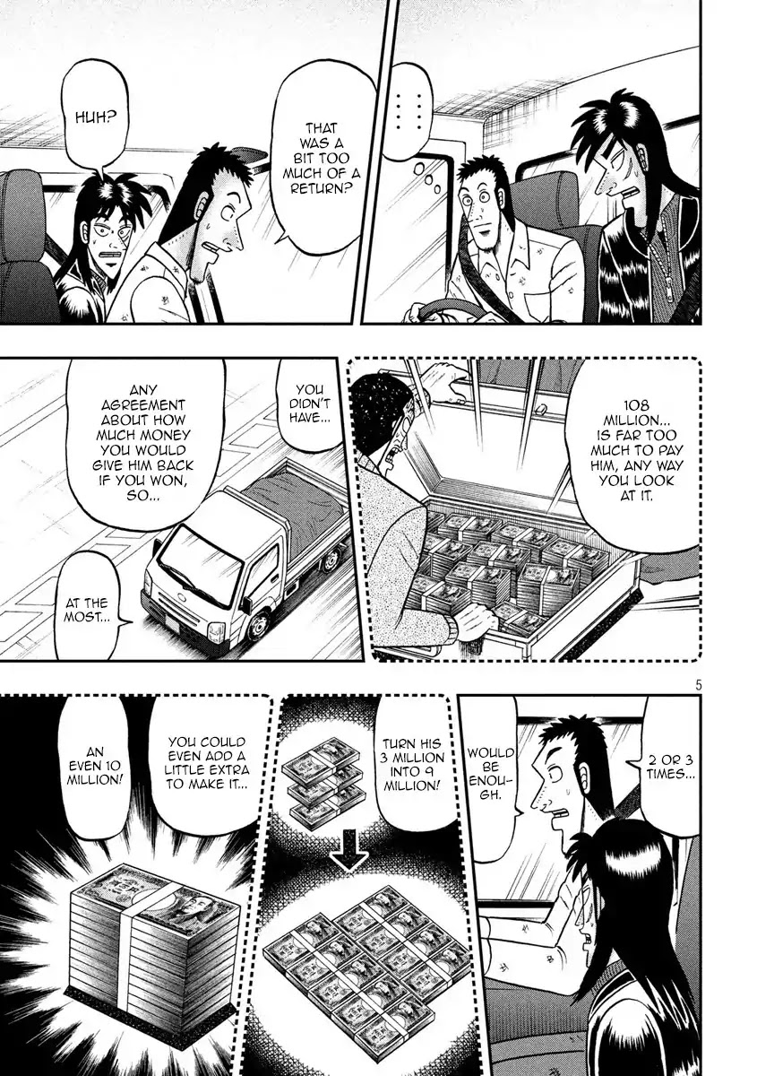 Gambling Outcast Kaiji: The 2.4 Billion Escape Arc - Kaiji Part 6 Chapter 271 page 5 - Chapter 271: For Nothing
