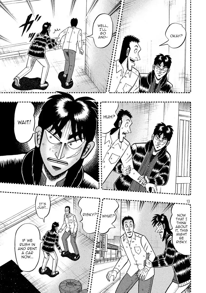 Gambling Outcast Kaiji: The 2.4 Billion Escape Arc - Kaiji Part 6 Chapter 272 page 13 - Chapter 272: Base