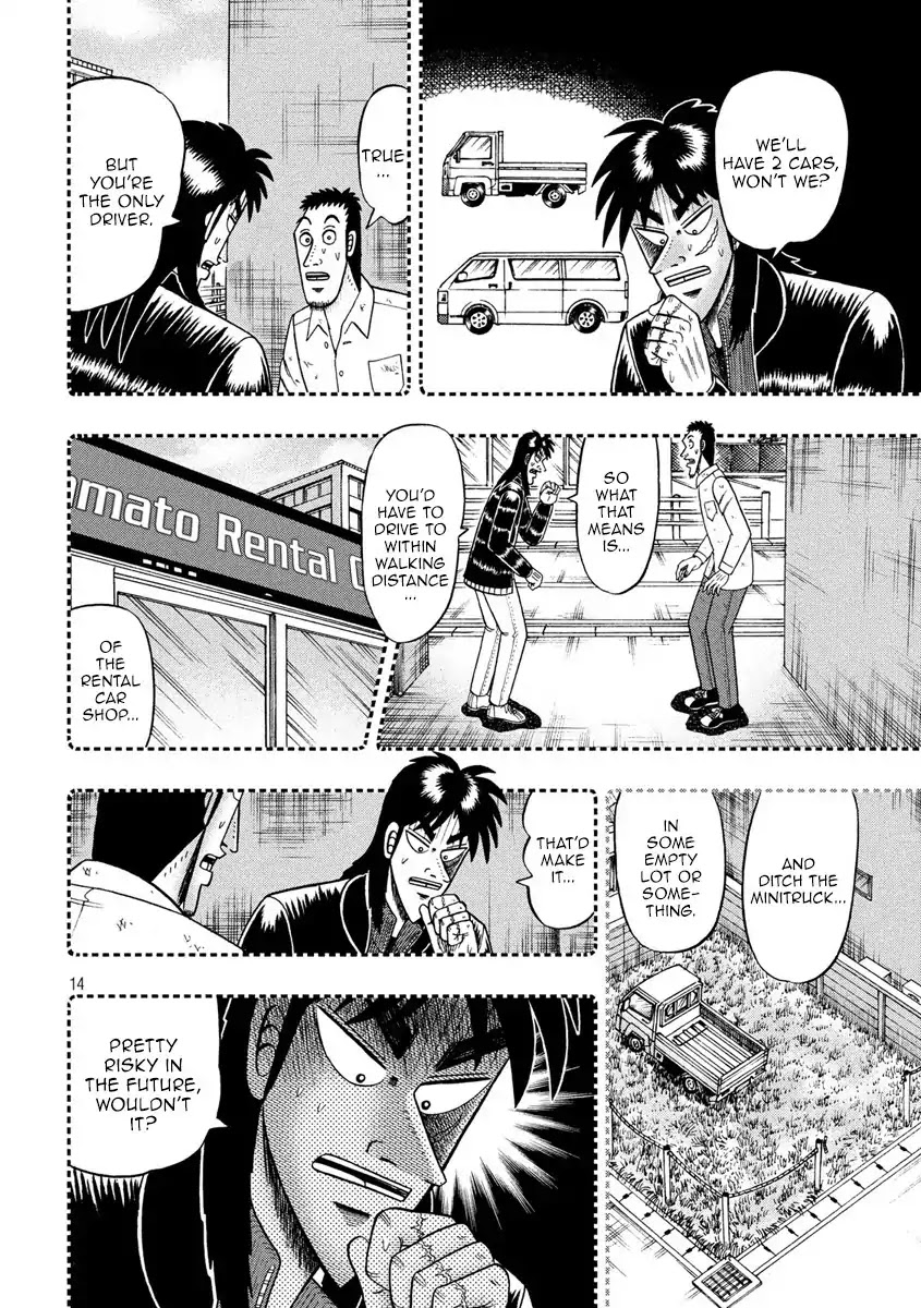 Gambling Outcast Kaiji: The 2.4 Billion Escape Arc - Kaiji Part 6 Chapter 272 page 14 - Chapter 272: Base