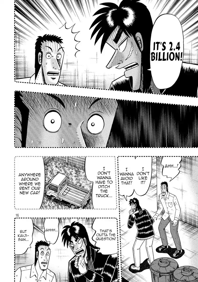 Gambling Outcast Kaiji: The 2.4 Billion Escape Arc - Kaiji Part 6 Chapter 272 page 16 - Chapter 272: Base