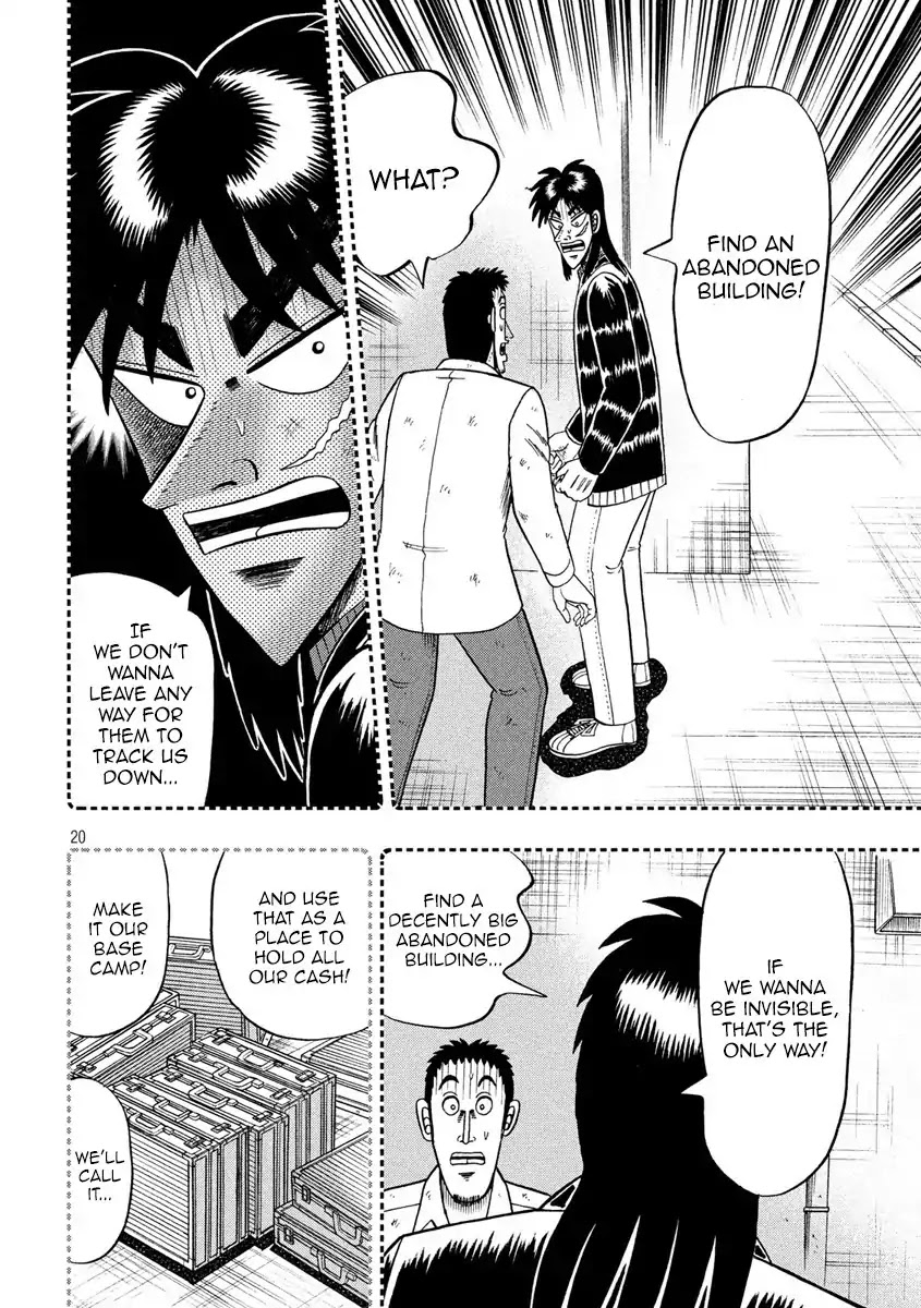 Gambling Outcast Kaiji: The 2.4 Billion Escape Arc - Kaiji Part 6 Chapter 272 page 20 - Chapter 272: Base