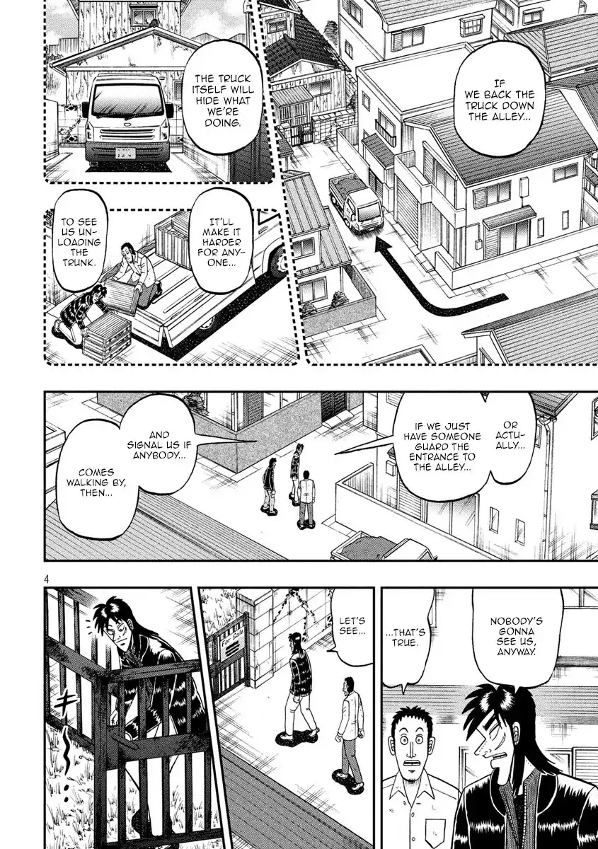 Gambling Outcast Kaiji: The 2.4 Billion Escape Arc - Kaiji Part 6 Chapter 272 page 4 - Chapter 272: Base