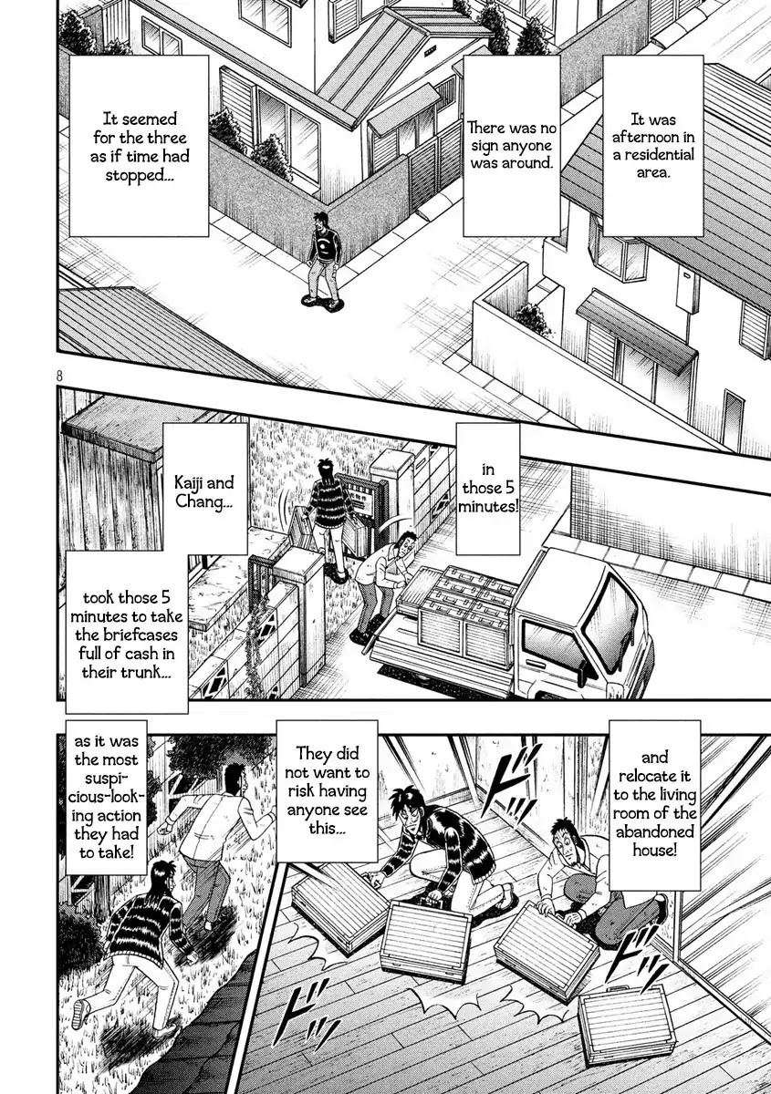 Gambling Outcast Kaiji: The 2.4 Billion Escape Arc - Kaiji Part 6 Chapter 272 page 8 - Chapter 272: Base