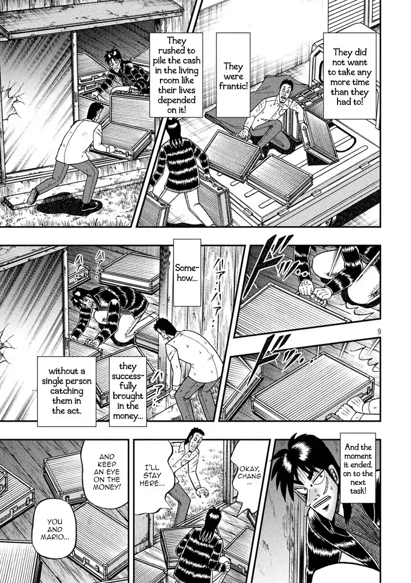 Gambling Outcast Kaiji: The 2.4 Billion Escape Arc - Kaiji Part 6 Chapter 272 page 9 - Chapter 272: Base