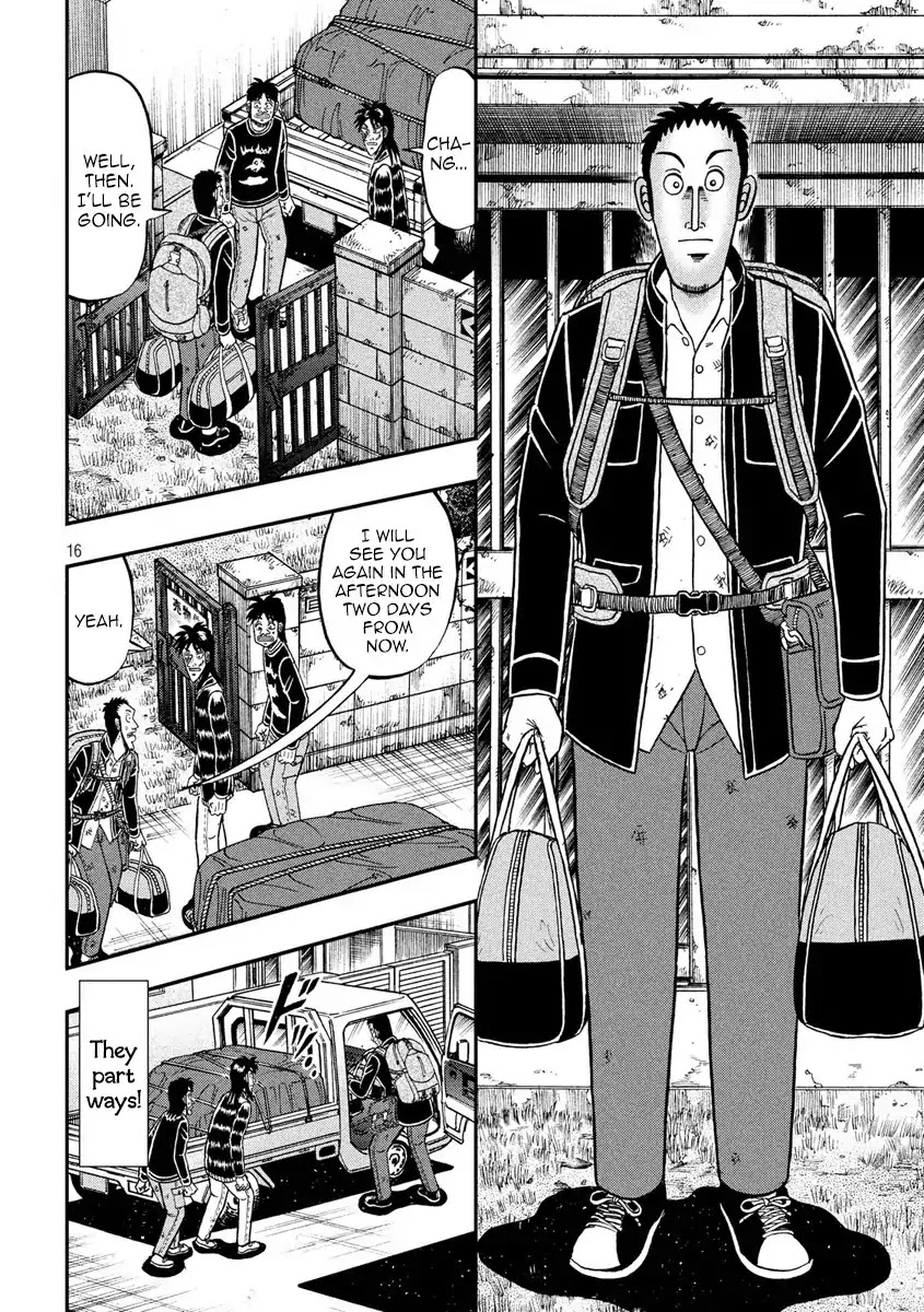 Gambling Outcast Kaiji: The 2.4 Billion Escape Arc - Kaiji Part 6 Chapter 273 page 16 - Chapter 273: Parting Ways