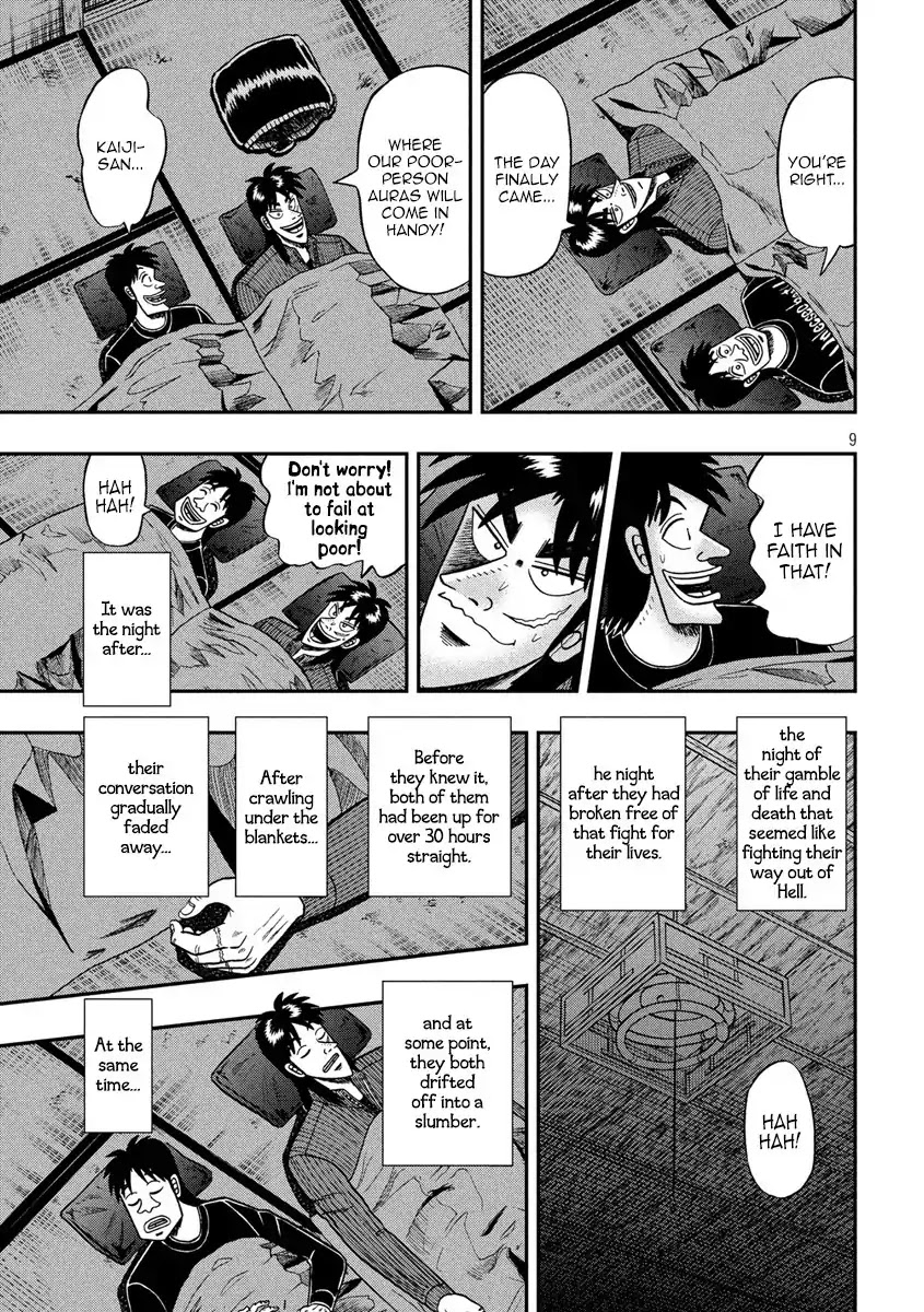 Gambling Outcast Kaiji: The 2.4 Billion Escape Arc - Kaiji Part 6 Chapter 274 page 9 - Chapter 274: Expedition
