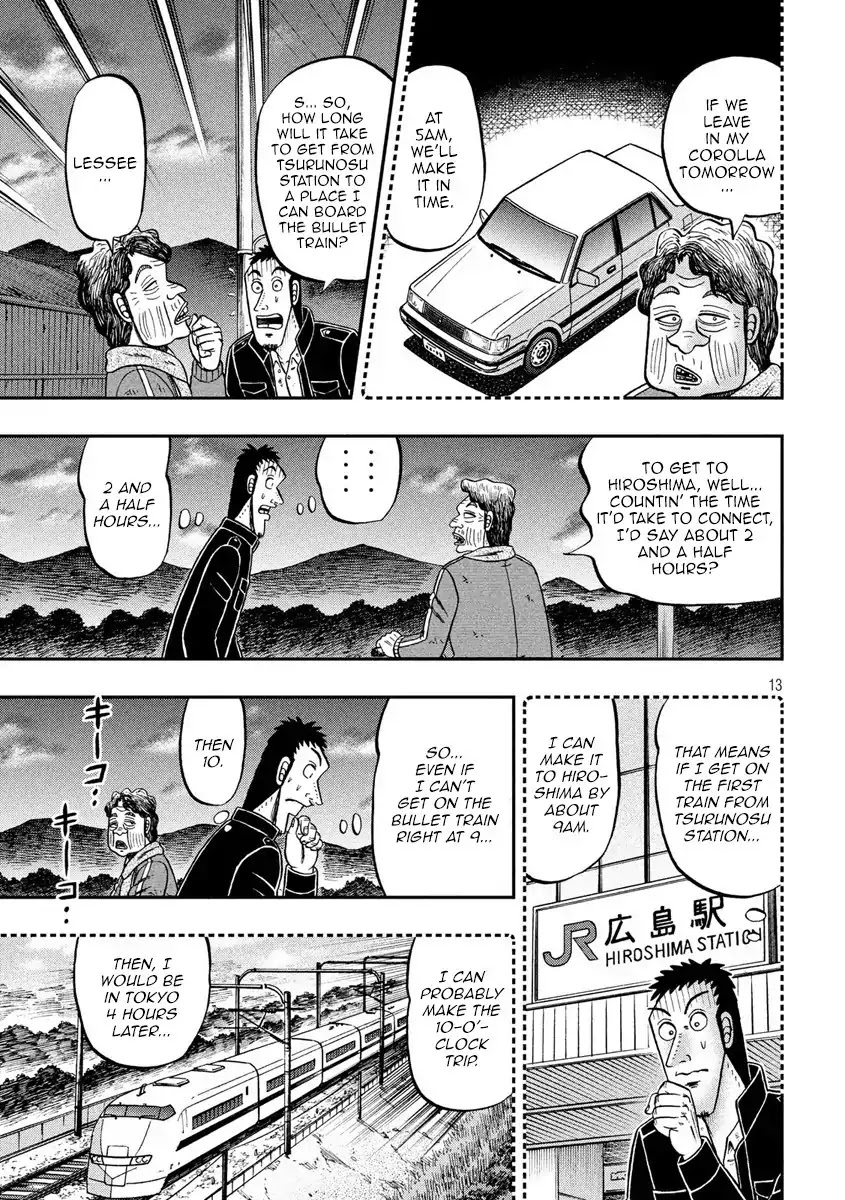 Gambling Outcast Kaiji: The 2.4 Billion Escape Arc - Kaiji Part 6 Chapter 276 page 13 - Chapter 276: Negotiation