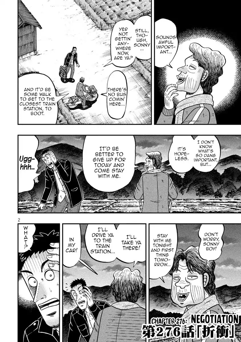 Gambling Outcast Kaiji: The 2.4 Billion Escape Arc - Kaiji Part 6 Chapter 276 page 2 - Chapter 276: Negotiation