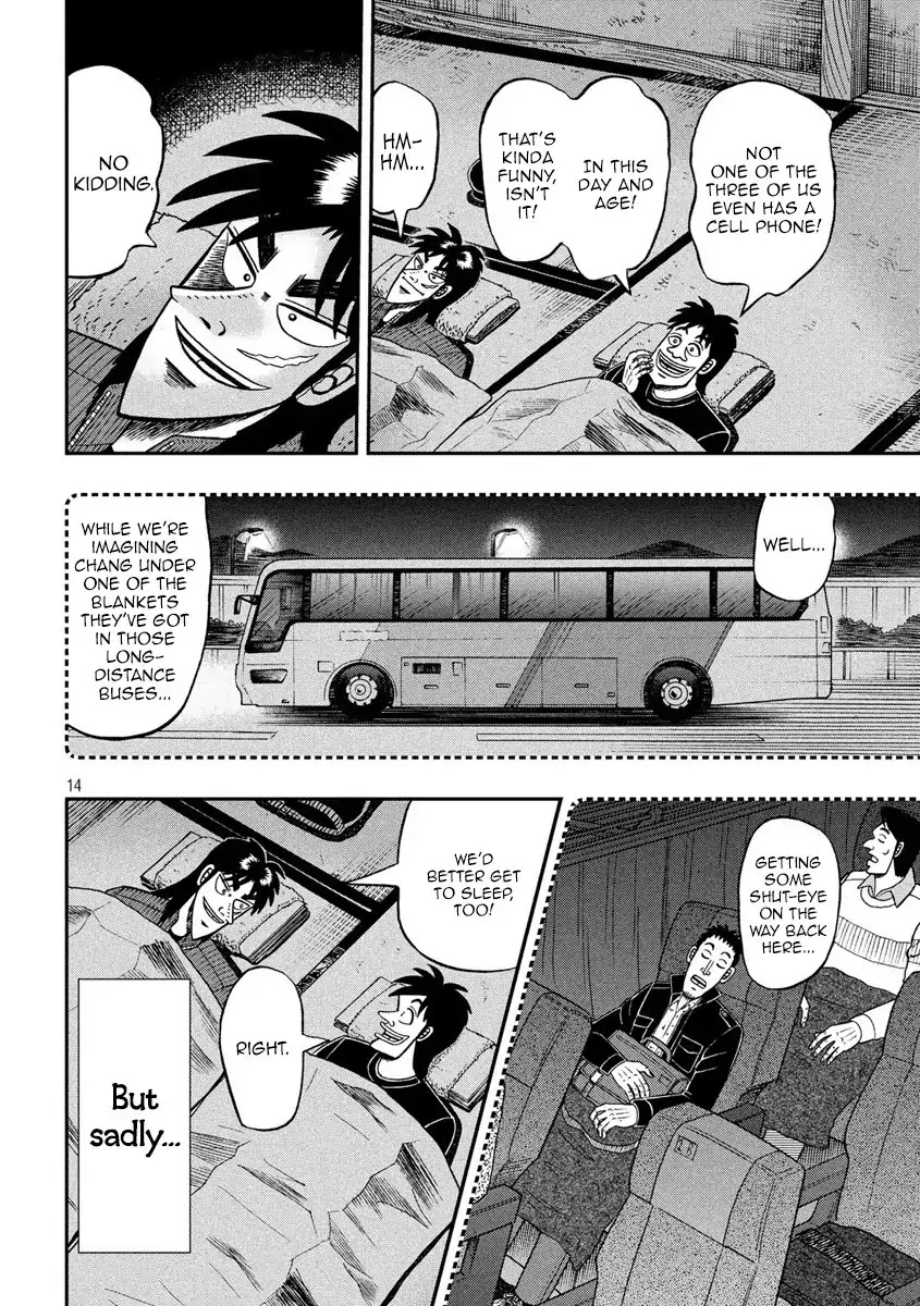 Gambling Outcast Kaiji: The 2.4 Billion Escape Arc - Kaiji Part 6 Chapter 277 page 14 - Chapter 277: Hospitality