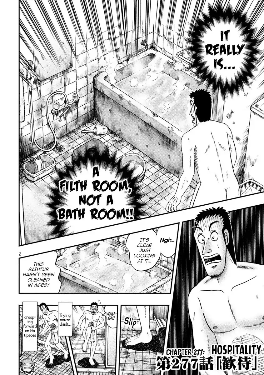 Gambling Outcast Kaiji: The 2.4 Billion Escape Arc - Kaiji Part 6 Chapter 277 page 2 - Chapter 277: Hospitality