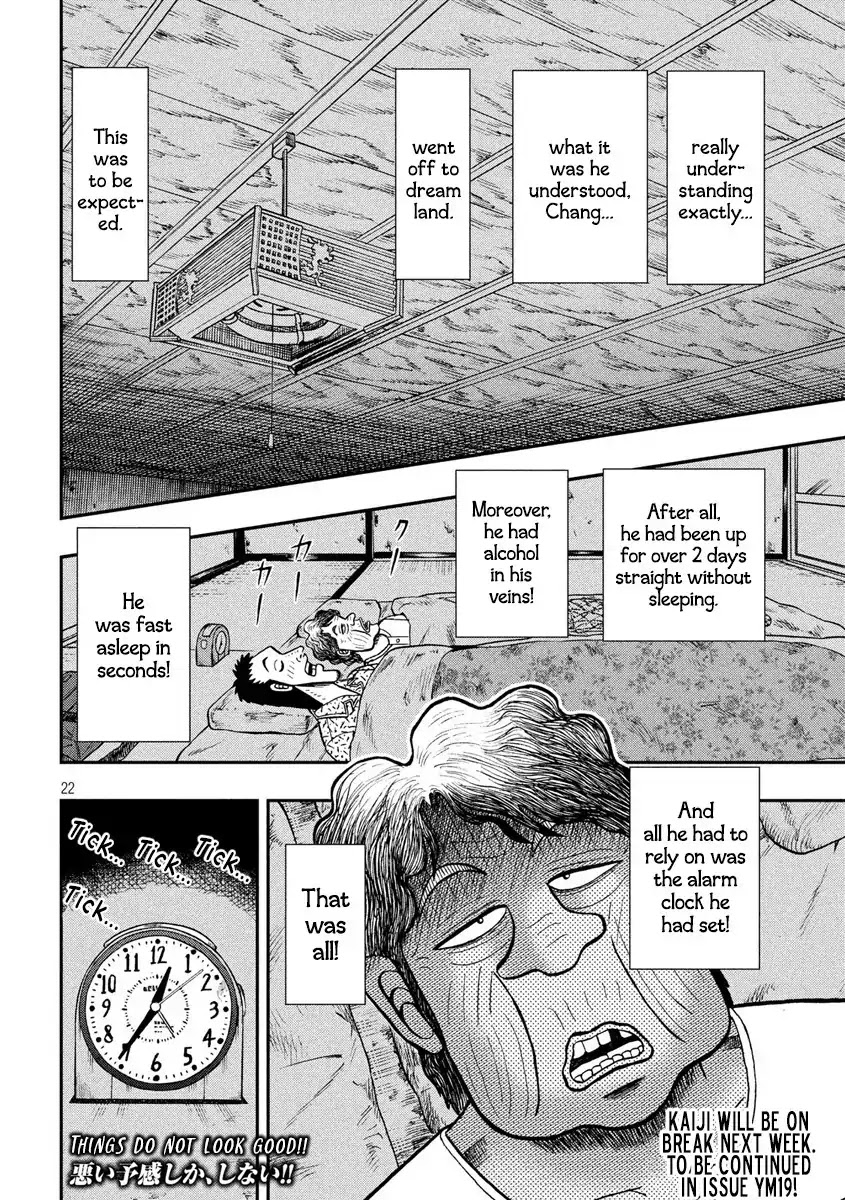 Gambling Outcast Kaiji: The 2.4 Billion Escape Arc - Kaiji Part 6 Chapter 277 page 22 - Chapter 277: Hospitality